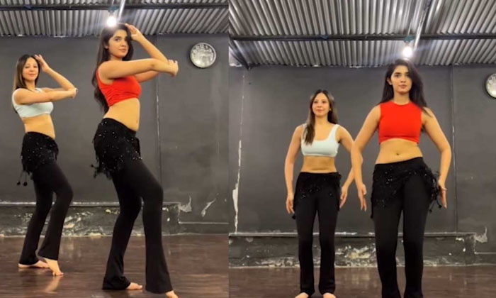  Kritishetty Shares Her Belly Dance Video Goes Viral-TeluguStop.com