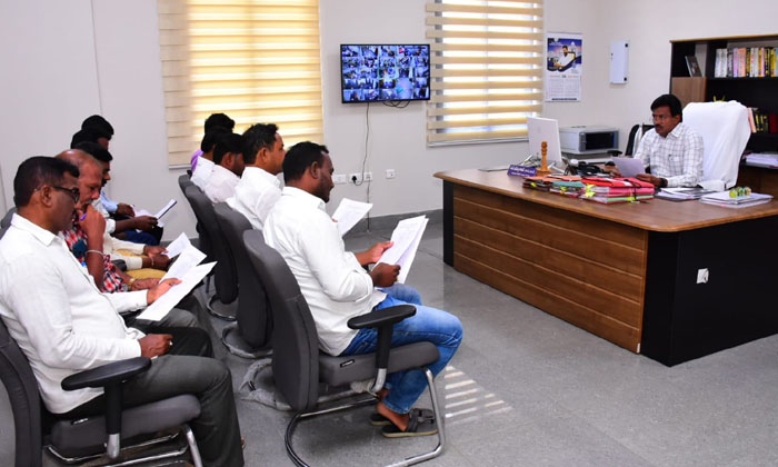  Meeting With Representatives Of Political Parties, Parliament Elections, Rajanna-TeluguStop.com