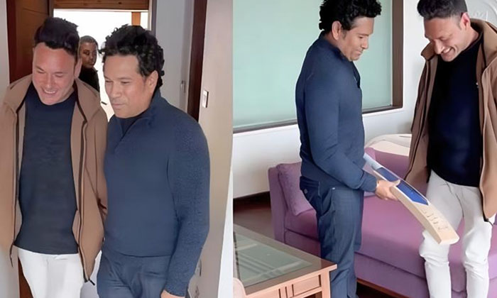  Sachin Tendulkar Met That Person Specially Because-TeluguStop.com