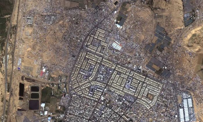  Satellite Photos Show Egypt Building A Wall Near Gaza Strip-TeluguStop.com