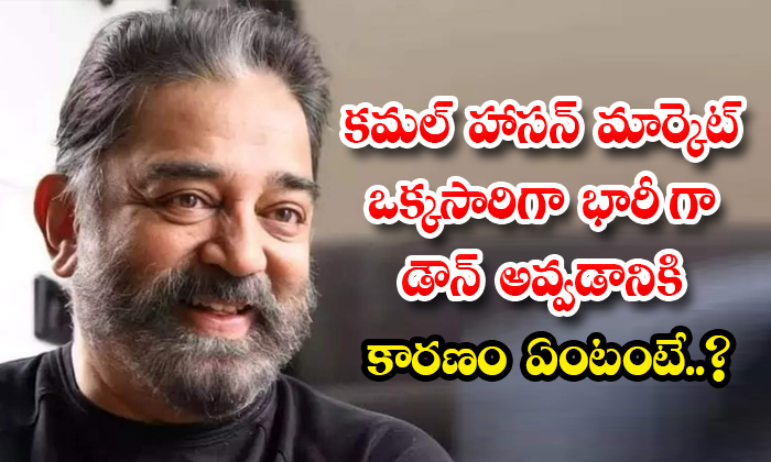  What Is The Reason For Kamal Haasan Sudden Downfall In The Market-TeluguStop.com