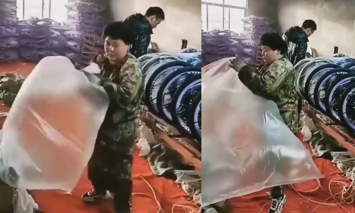  Woman Super Fast Packing Skill Will Shock You Video Viral-TeluguStop.com