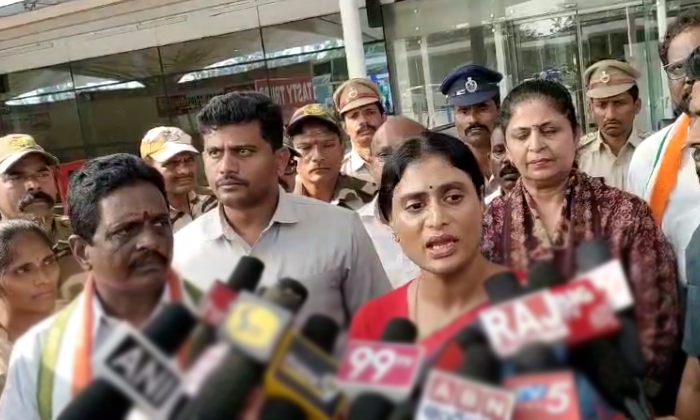  Ap Pcc Chief Ys Sharmila Comments On Ap Special Status , Ap Pcc Chief Ys Sharmil-TeluguStop.com