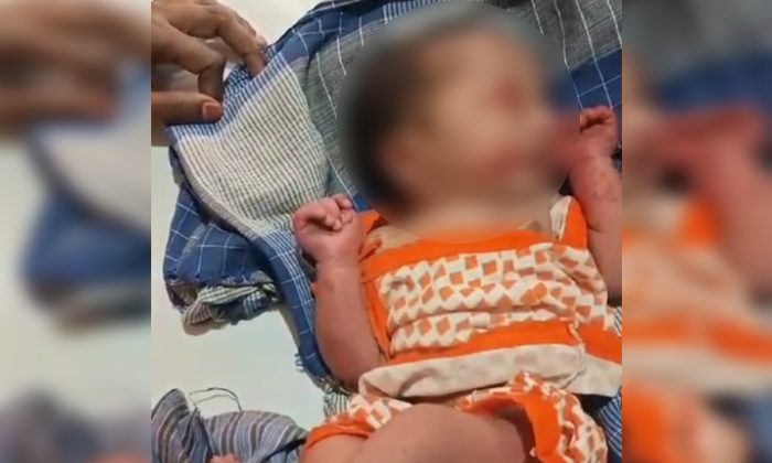  Inhumane People Who Dumped The Baby In The Bushes In Mathampalli Mandal, Inhuman-TeluguStop.com