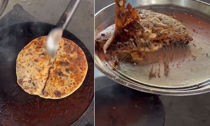  Here Is The Combo Chocolate Feeling In The Paratha If You Watch The Video-TeluguStop.com