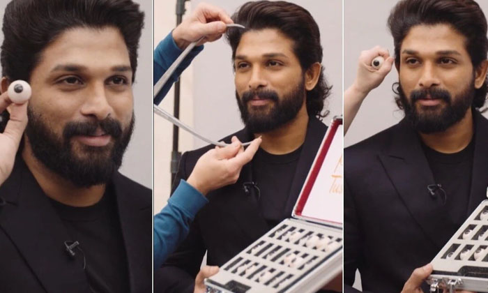  Allu Arjun Wax Statue Goes Viral In Social Media-TeluguStop.com