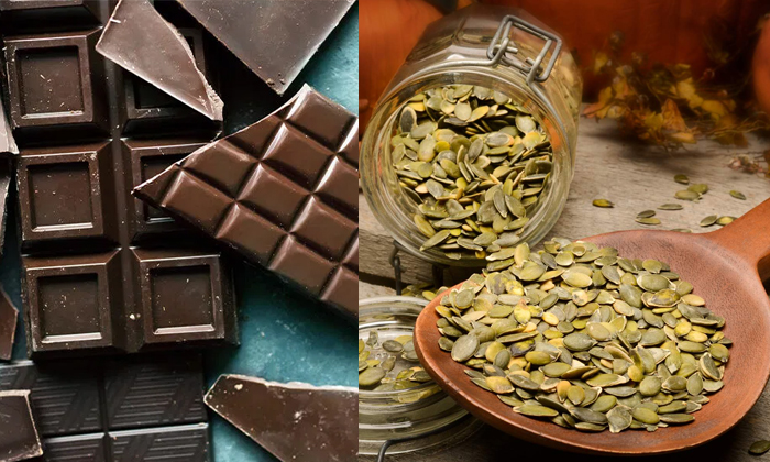 Telugu Banana, Dark Chocolate, Magnesium Foods, Pumpkin Seeds, Spinach, Sugar, S Telugu Banana, Dark Chocolate, Magnesium Foods, Pumpkin Seeds, Spinach, Sugar, S