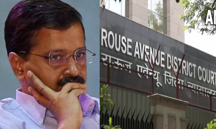  Delhi Cm Kejriwal Produced In The Rouse Avenue Court-TeluguStop.com