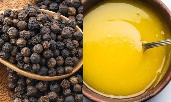  Getting Wonderful Benefits By Taking Black Pepper And Ghee Together-TeluguStop.com
