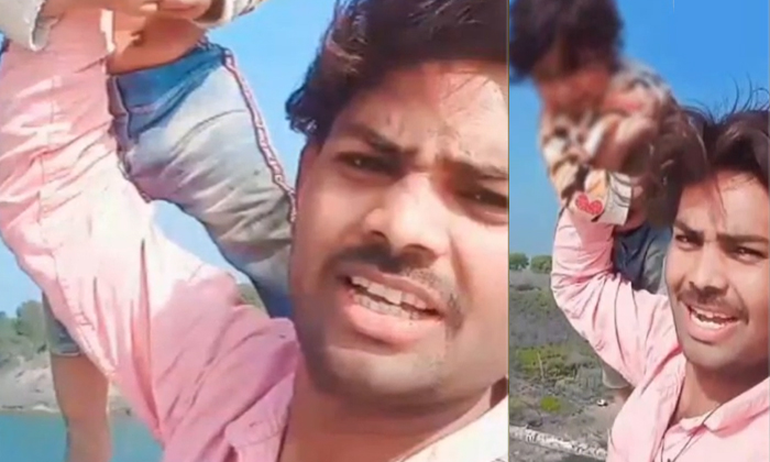  In Madhya Pradesh Man Puts 5 Year Old Child In Danger For Insta Reel-TeluguStop.com