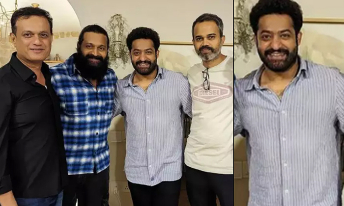  Jr Ntr And Rishab Shetty Meet Prashanth Neel Home-TeluguStop.com