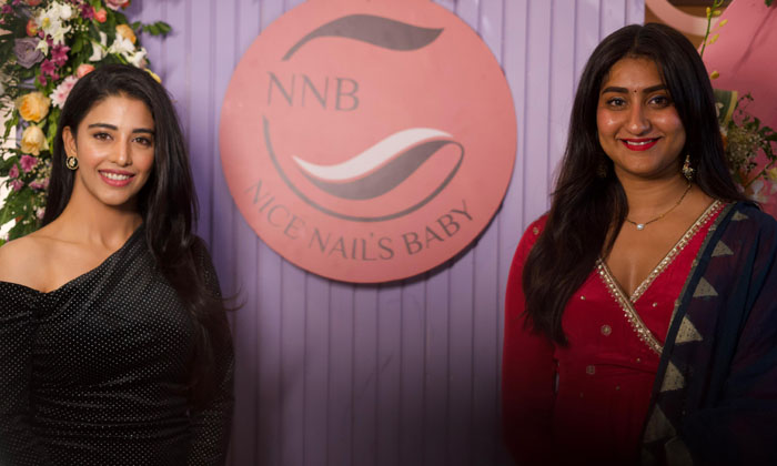  Nice Nails Baby New Branch Launched By Actress Daksha Nagarkar , Nice Nails Baby-TeluguStop.com