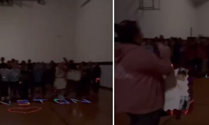 Students Surprise Teacher After Her Sons Death Students Surprise Teacher After Her Sons Death-TeluguStop.com