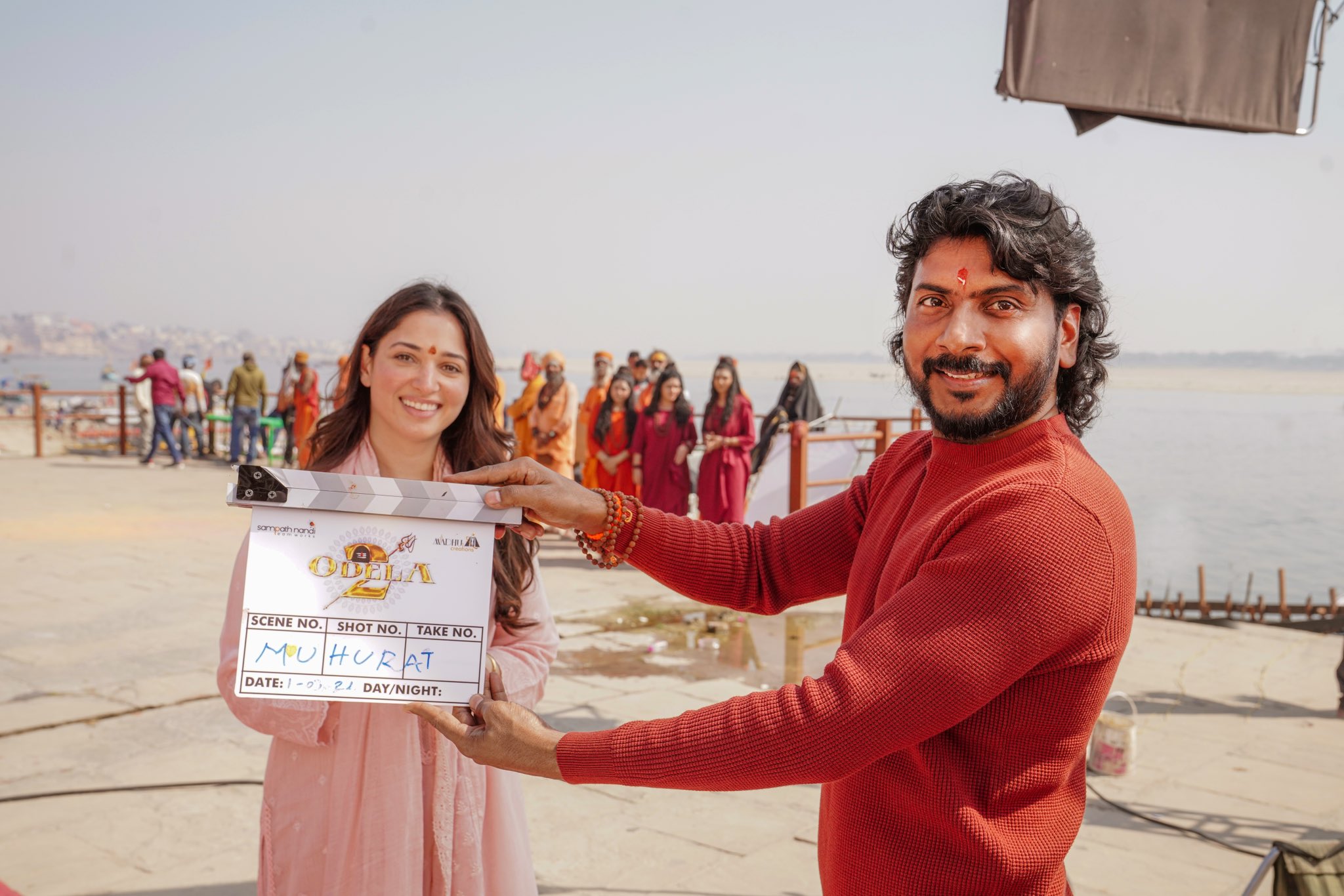  Heavenly Transformation! Tamannaah Bhatia Stuns As Shiva Shakthi In Odela 2-TeluguStop.com