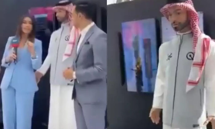  The First Male Robot In The World But The Robot Is A Female Anchor-TeluguStop.com