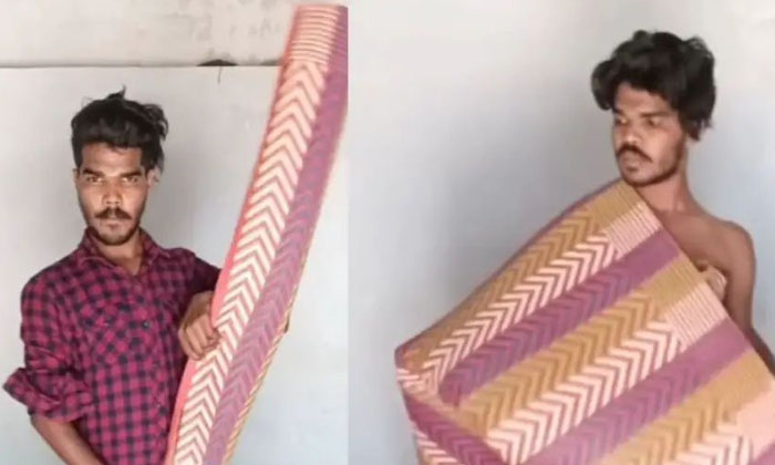 This Is A Video Of A Young Man Making Fashionable Costumes Viral This Is A Video Of A Young Man Making Fashionable Costumes Viral-TeluguStop.com