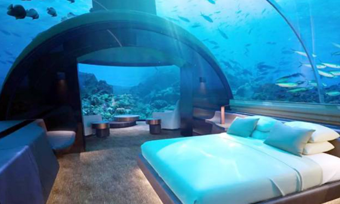 Viral Video Of The Muraka Underwater Hotel Viral Video Of The Muraka Underwater Hotel-TeluguStop.com