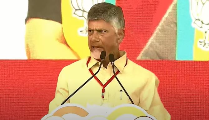  Although The Flags Are Different, The Agenda Is The Same..: Chandrababu-TeluguStop.com