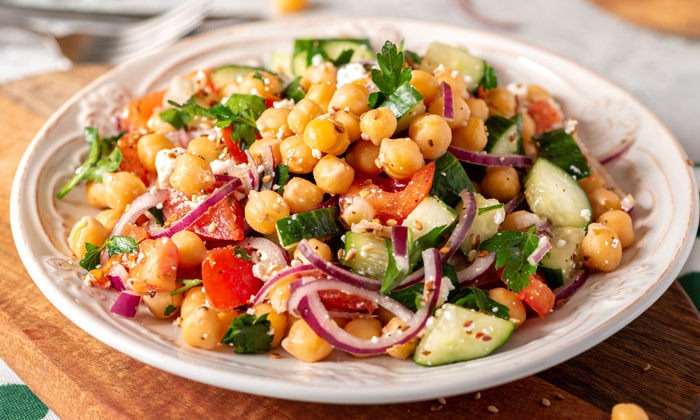 Telugu Chana Salad, Chickpea Salad, Chickpeas, Tips, Healthy Salad, Latest, Sala