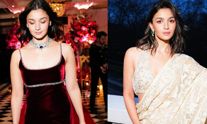  Alia Bhatt Wore A Diamond Necklace Details Here Goes Viral In Social Media, Alia-TeluguStop.com