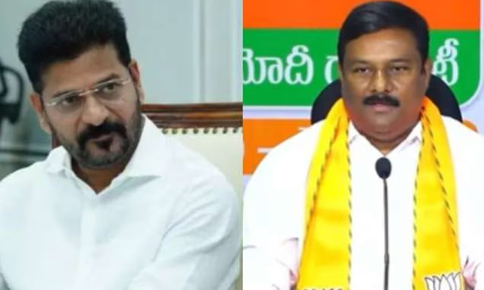  Cm Revanth Reddy Frowned On Dharani Bjp Leader Maheshwar Reddy , Bjp Leader Mahe-TeluguStop.com