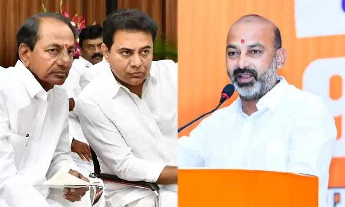  Congress Leaders Are Friends With Kcr And Ktr Bandi Sanjay Details, Bandi Sanjay-TeluguStop.com