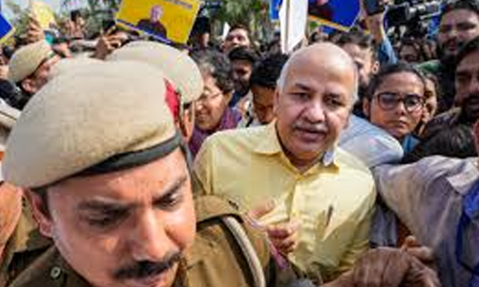  Delhi's Former Deputy Cm Sisodia Attended Rouse Avenue Court , Rouse Avenue Cour-TeluguStop.com