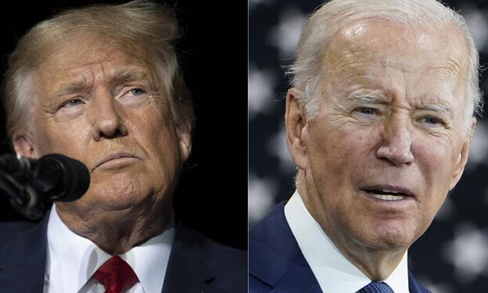  Donald Trump Blames Us President Joe Biden For Anti-israel Protests At Columbia,-TeluguStop.com