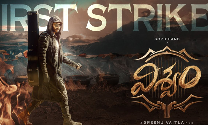  Gopichand Sreenu Vaitla Tg Viswa Prasad Viswam First Strike,viswam First Strike,-TeluguStop.com