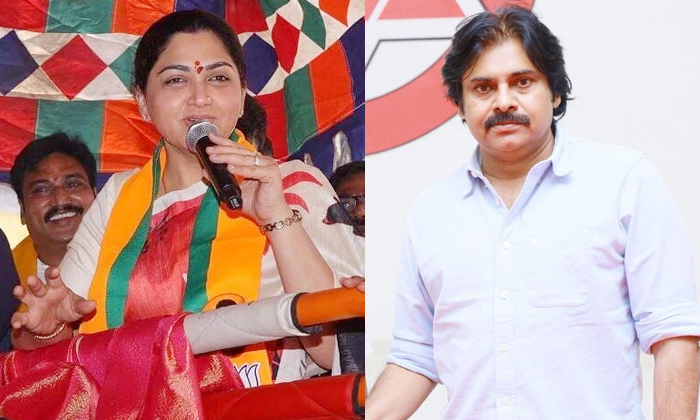  Khushbu Wants To Participate In Ap Election Campaign For Pawan Kalyan Details,-TeluguStop.com