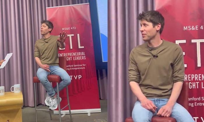  Sam Altman Reaction To Standford Students Singing Happy Birthday Video Viral Det-TeluguStop.com