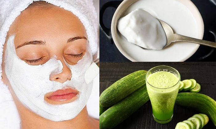 Telugu Face, Cucumber, Curd, Skin, Healthy Skin, Homemade Face, Latest, Multani