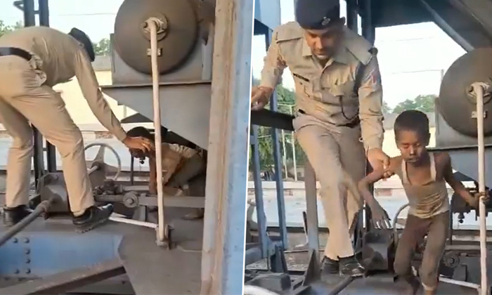  Up Young Boy Trapped On Goods Train Travels 100 Km Details, Social Media, Viral-TeluguStop.com