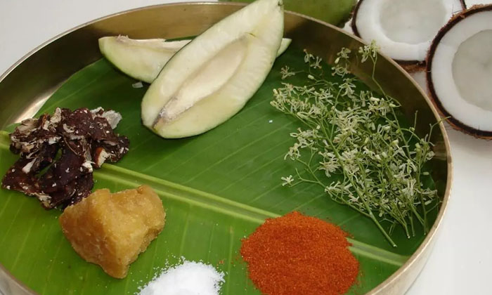 Telugu Devotional, Jaggery, Mango, Neem, Pepper, Salt, Ugadi, Ugadi Festival, Ug