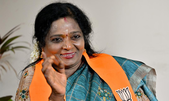  Victory In Majority Seats In Telangana Former Governor Tamilisai Details, Tamili-TeluguStop.com