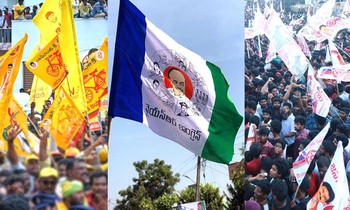  Who Do You Vote For? The Parties Have Tension With Them, Ap, Ap Politics, Jagan-TeluguStop.com