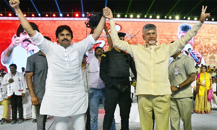  Chandrababu Naidu Pawan Kalyan Planning Road Shows For Election Campaign Details-TeluguStop.com