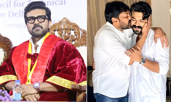  Chiranjeevi Emotional Post About Ram Charan Success Details, Chiranjeevi, Ram Ch-TeluguStop.com