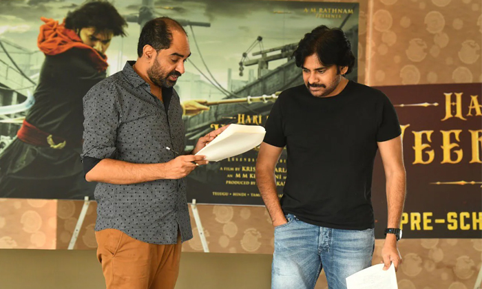  Director Krish Name Missed In Pawan Kalyan Harihara Veeramallu Movie Details, Di-TeluguStop.com