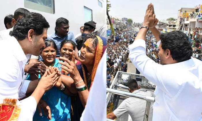  Huge Response For Cm Jagan Mohan Reddy Memantha Siddham Bus Yatra Details, Cm J-TeluguStop.com