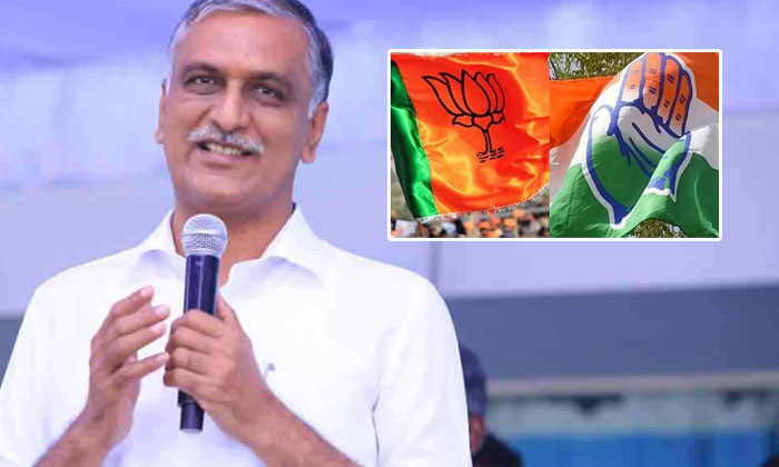  Bjp Is An Anti-labour And Anti-farmer Party.. Former Minister Harish Rao Critici-TeluguStop.com