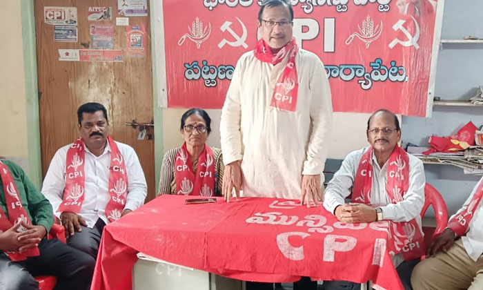  Farmers Affected By Untimely Rains Should Be Supported: Cpi-TeluguStop.com