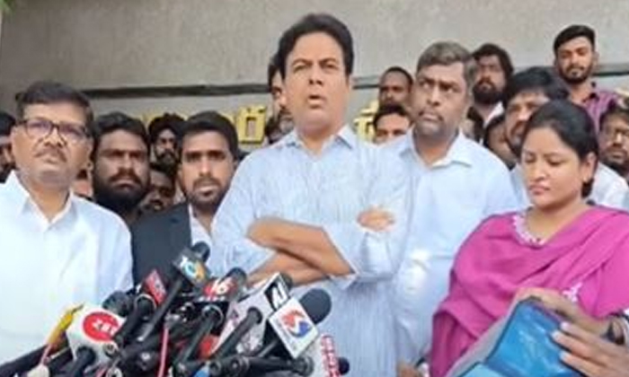  If The Circular Is Wrong, You Will Go To Jail Former Minister Ktr Comments , Ktr-TeluguStop.com