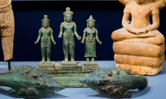 Telugu Antiques, Bronzestatue, Cambodia, Indonesia, Manhattanalvin-Telugu NRI