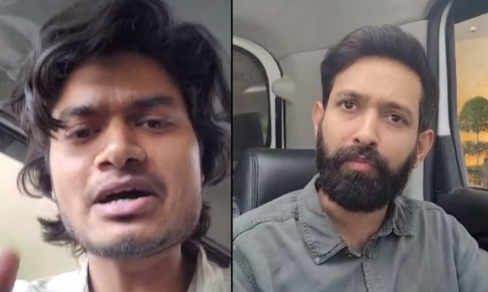  Viral Video: Hero Fights With Cab Driver, Vikrant Massey, Bollywood, Movie News,-TeluguStop.com