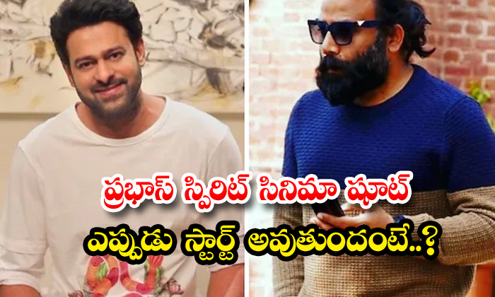  When Will The Shoot Of Prabhas Spirit Movie Start , Spirit Movie, Prabhas, Sand-TeluguStop.com