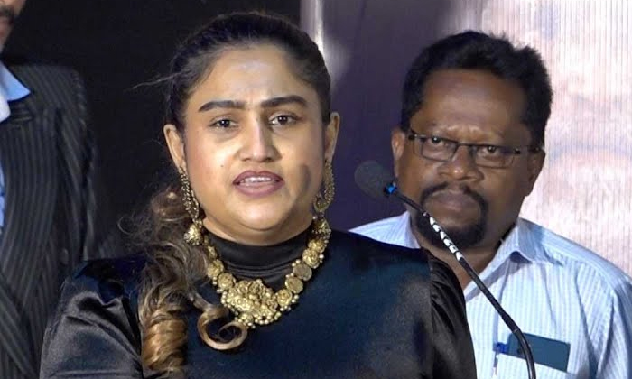  Vanitha Vijaykumar Controversy Speech At Thandupalayam Event Details, Vanitha Vi-TeluguStop.com