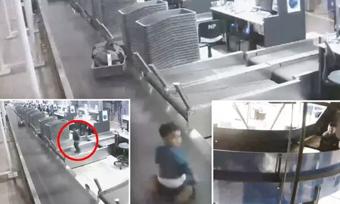  Video Viral: Lucky Boy A Momentary Loss Of Life What Matters, Viral Video, Soci-TeluguStop.com