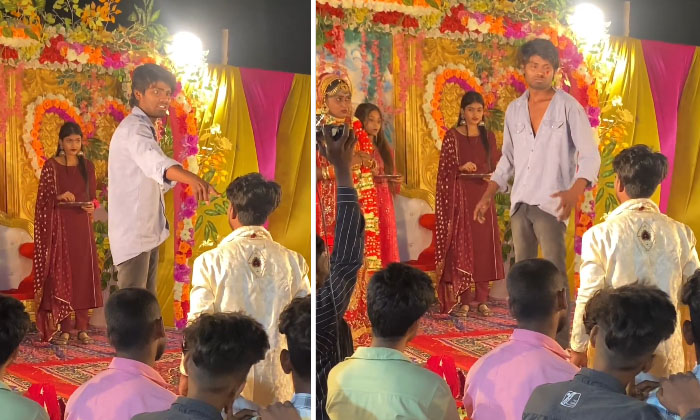  The Bride's Boyfriend Who Made A Fuss On The Wedding Mandap Finally Viral Video-TeluguStop.com