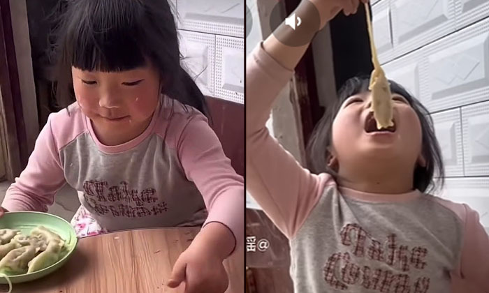  Viral: A Mother Is Scared To See The Food Her Daughter Is Eating.. What Is She A-TeluguStop.com